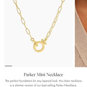 Gorjana Never Worn Parker Mini Necklace